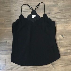 J.Crew Scalloped Cami Top